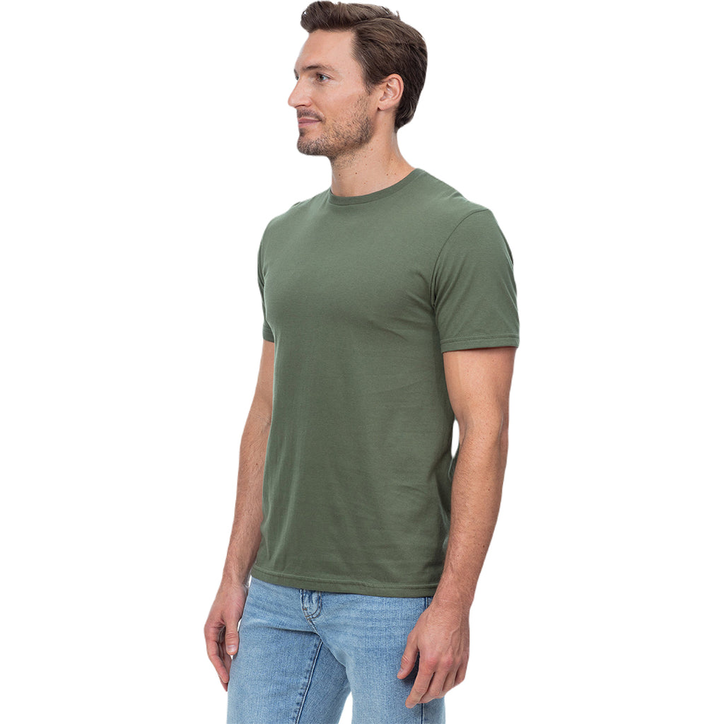 Threadfast Epic Unisex Military Green T-Shirt