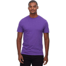 Threadfast Apparel Men's Heather Purple Epic CVC T-Shirt