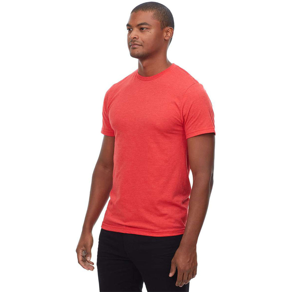 Threadfast Apparel Men's Heather Red Epic CVC T-Shirt