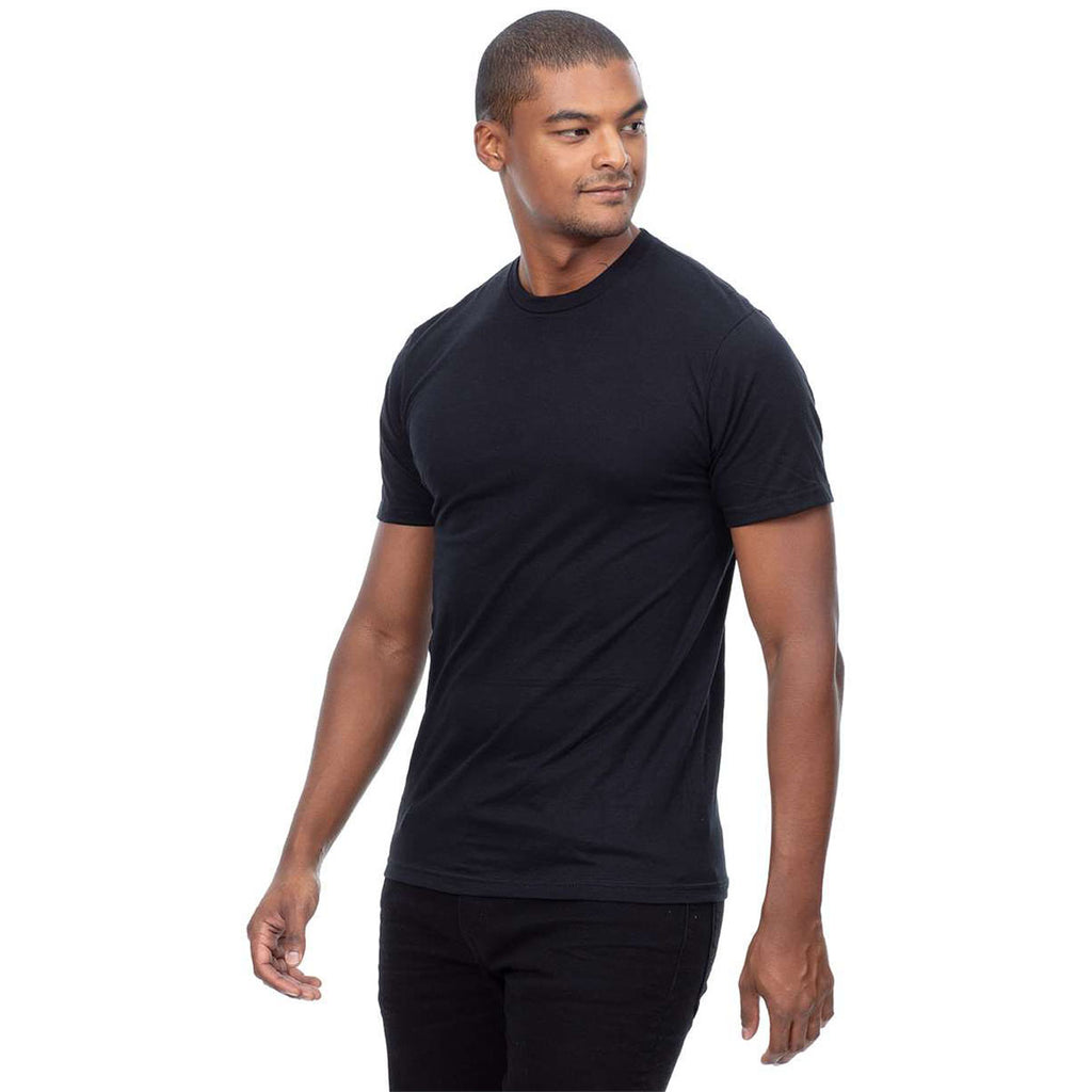 Threadfast Apparel Men's Solid Black Epic CVC T-Shirt