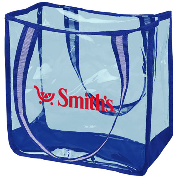 SnugZ Blue University Park Clear Tote
