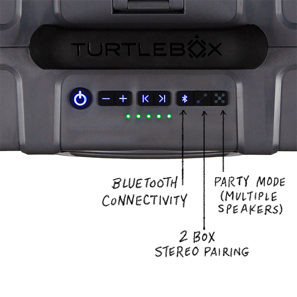 Turtlebox Gray Grande Speaker