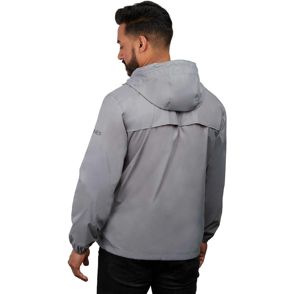 Elevate Unisex Quarry Avas Eco Packable Quarter Zip Anorak Pullover