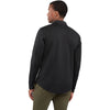 Elevate Men's Black TATRA Eco Knit Long Sleeve Button Up Shirt