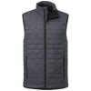 Elevate Men's Grey Storm Telluride Lightweight Packable Insulated Puffer Vest