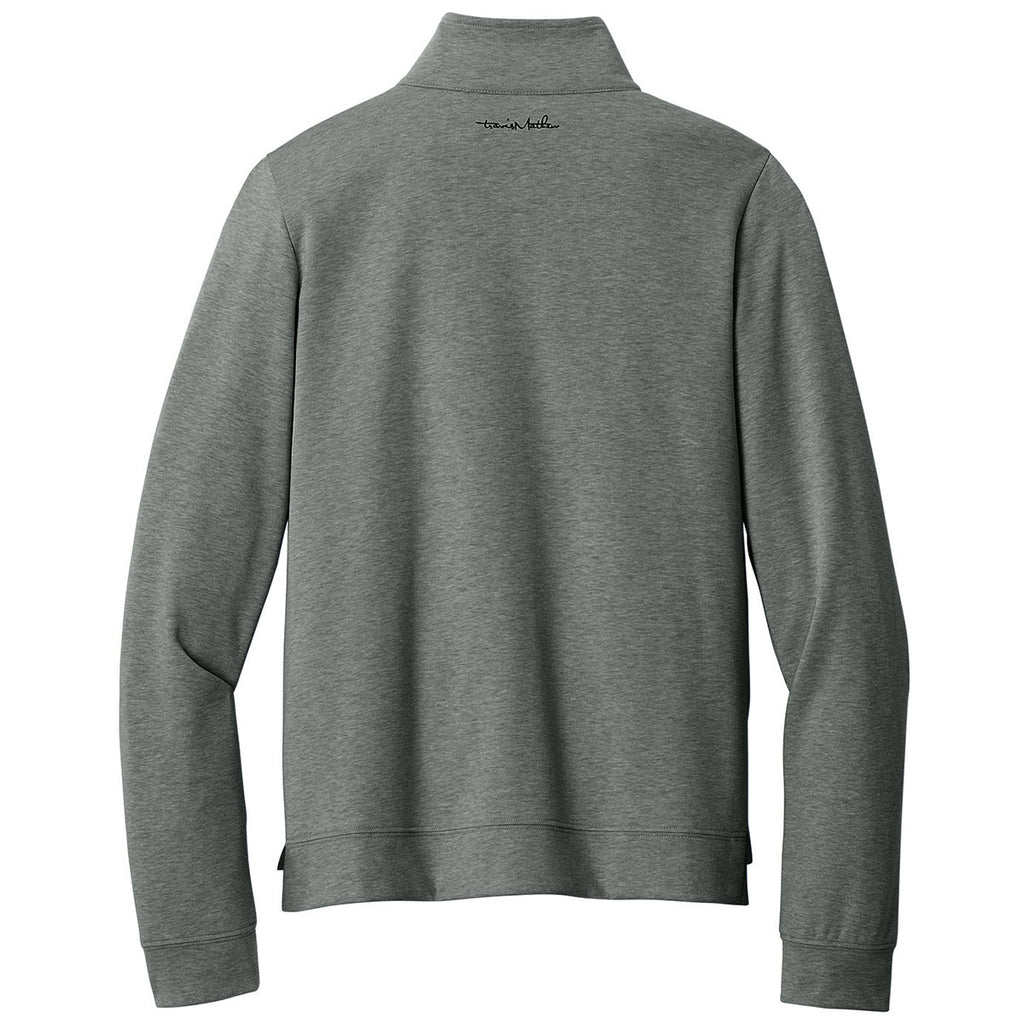 TravisMathew Women's Dark Grey Heather Coveside 1/2-Zip