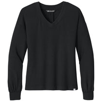 TravisMathew Women's Black Long Weekend V-Neck