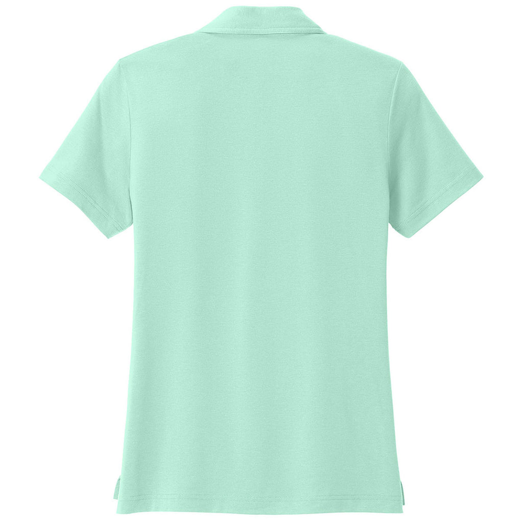 TravisMathew Women's Mint Glenview Solid Polo
