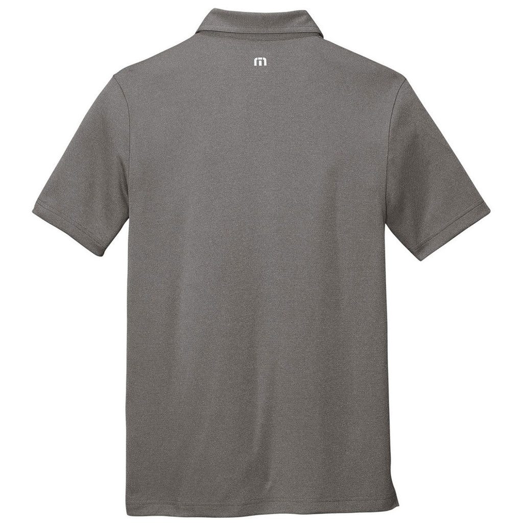 48-Hour TravisMathew Men's Quiet Shade Grey Heather Coto Performance Polo