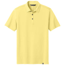 TravisMathew Men's Pale Yellow Glenview Solid Polo