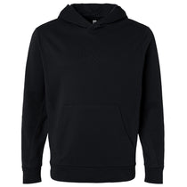 Team 365 Unisex Black Squad Hooded Tech Fleece Pullover