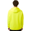 Team 365 Unisex Safety Yellow Squad Hooded Tech Fleece Pullover