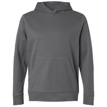 Team 365 Unisex Sport Graphite Squad Hooded Tech Fleece Pullover