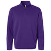Team 365 Unisex Sport Purple Squad Cadet Quarter-Zip Tech Fleece Pullover