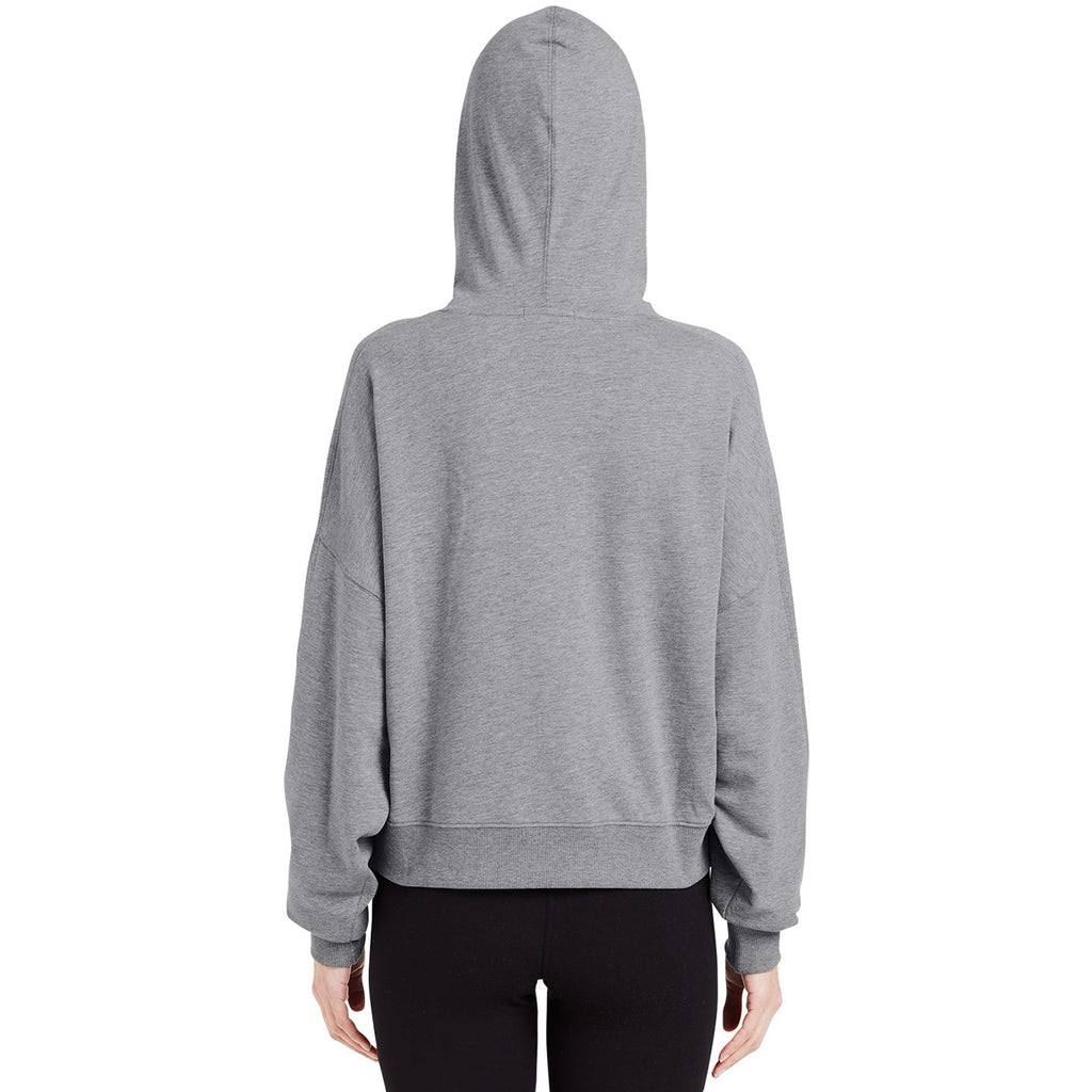 tasc Women's Heather Grey Studio Hooded Fleece