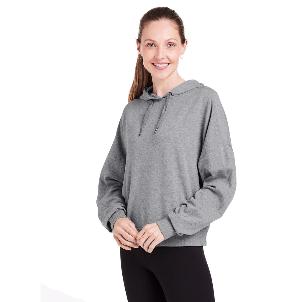 tasc Women's Heather Grey Studio Hooded Fleece