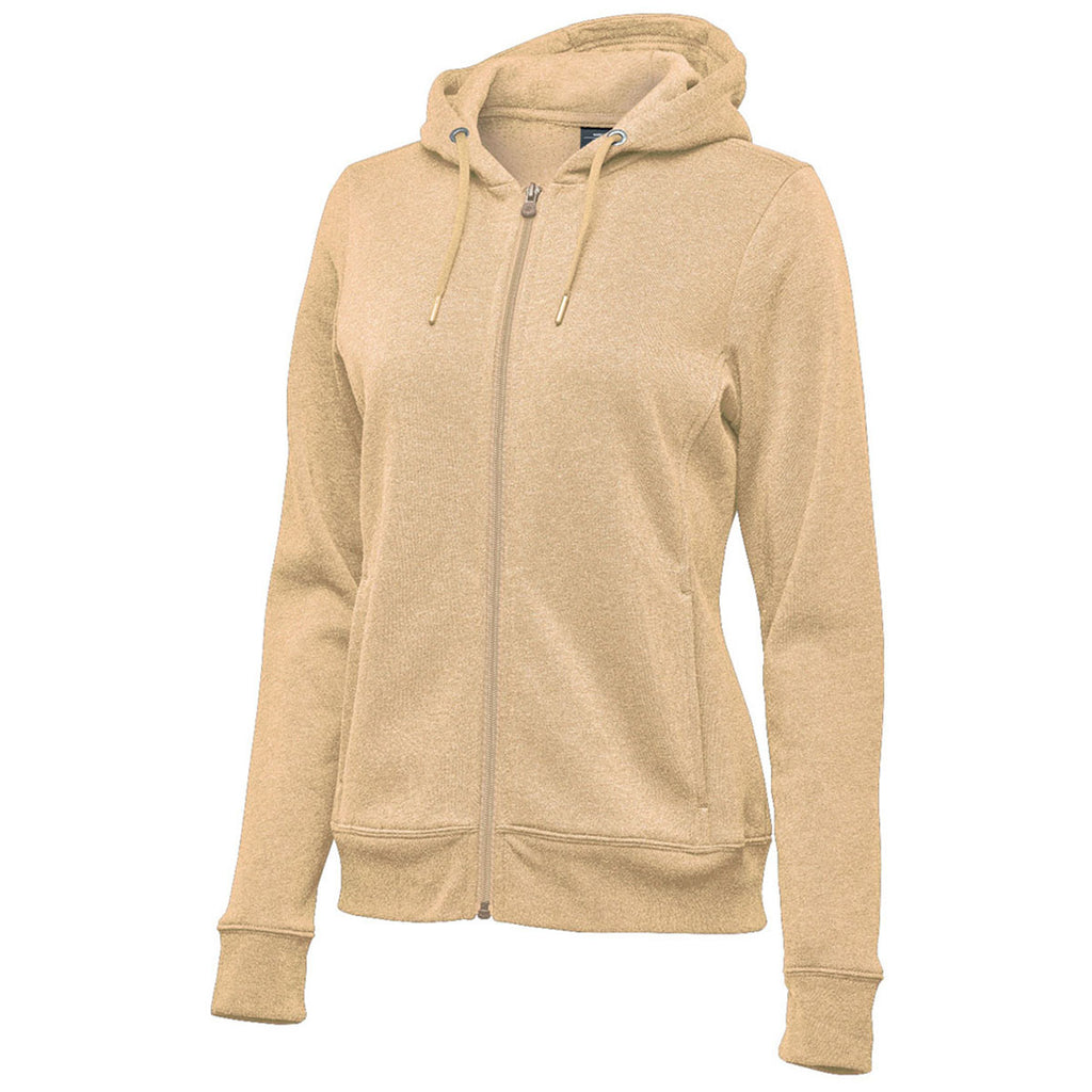 Stormtech Women's Oatmeal Heather Monashee Fleece Full Zip Hoody