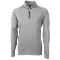 Cutter & Buck Men's Polished Adapt Eco Knit Stretch Recycled Quarter Zip Pullover