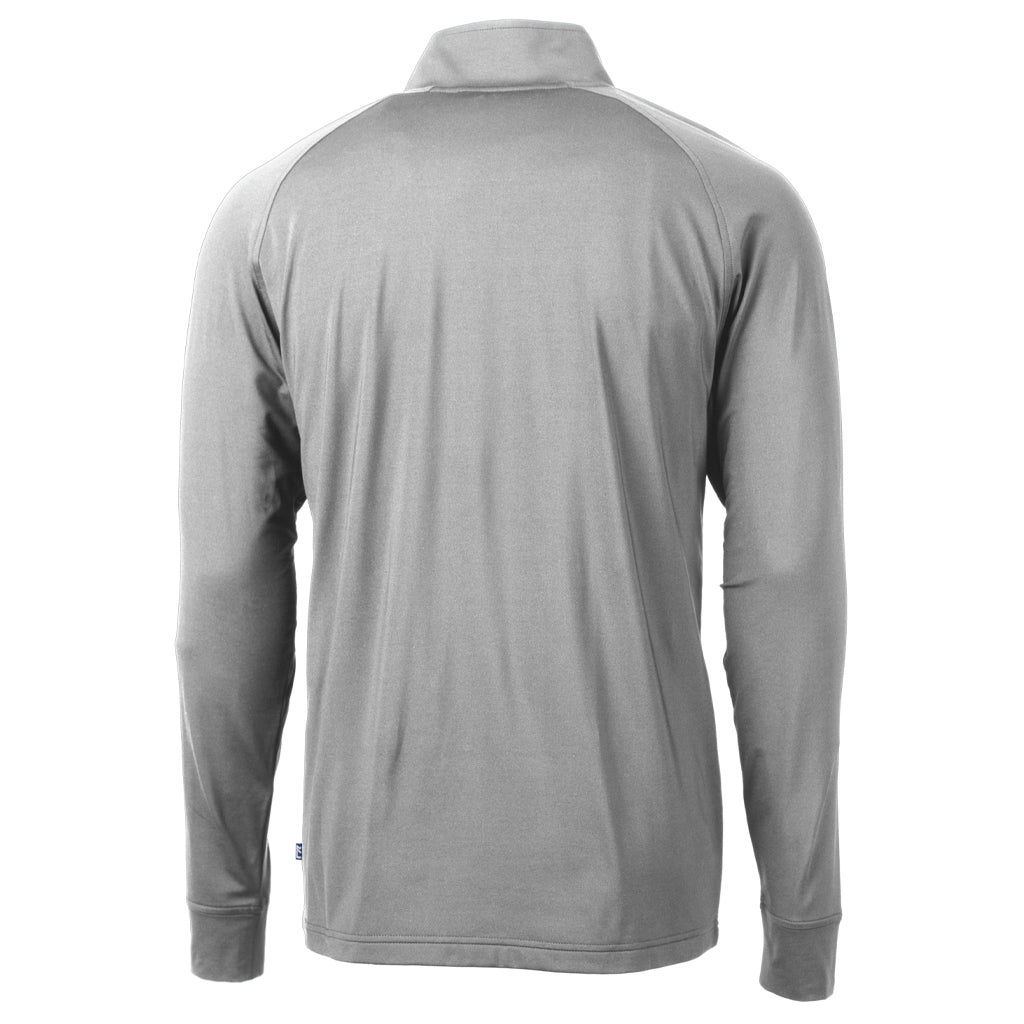 Cutter & Buck Men's Polished Adapt Eco Knit Stretch Recycled Quarter Zip Pullover