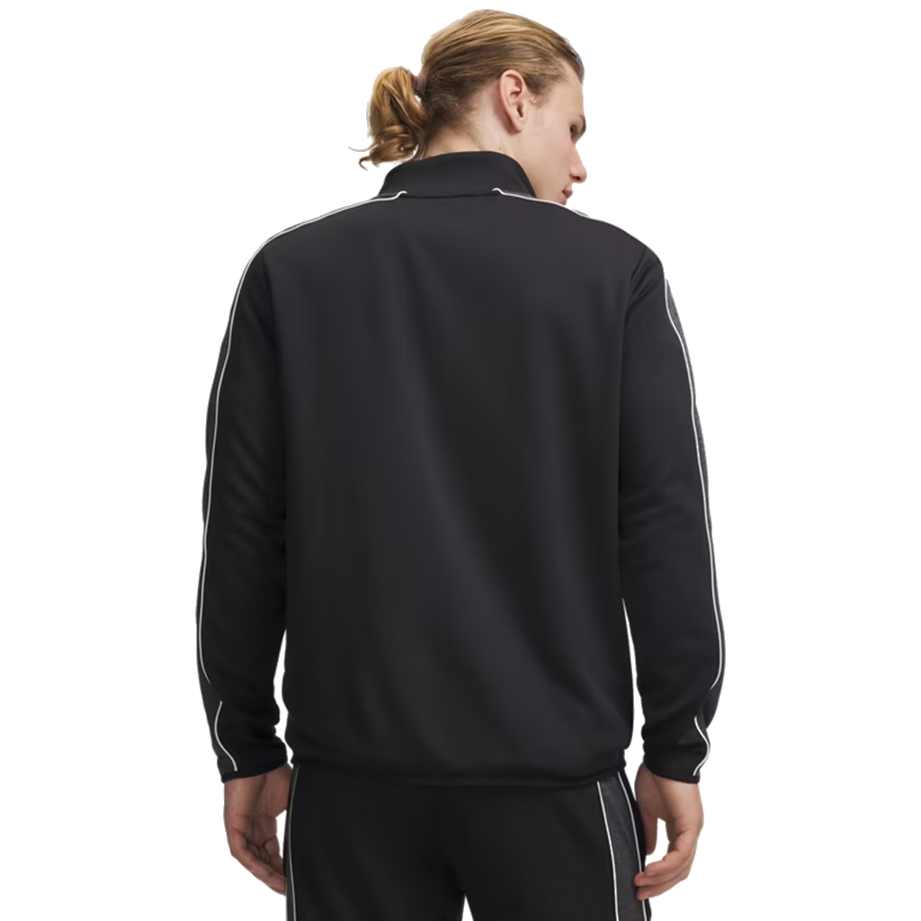 Under Armour Men's Black/White UA Command Full Zip Warm Up
