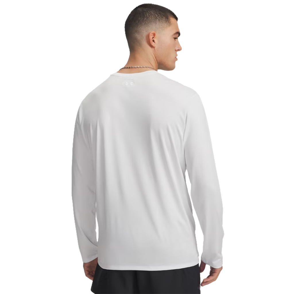 Under Armour Men's White/White Tech Vent Team Long Sleeve