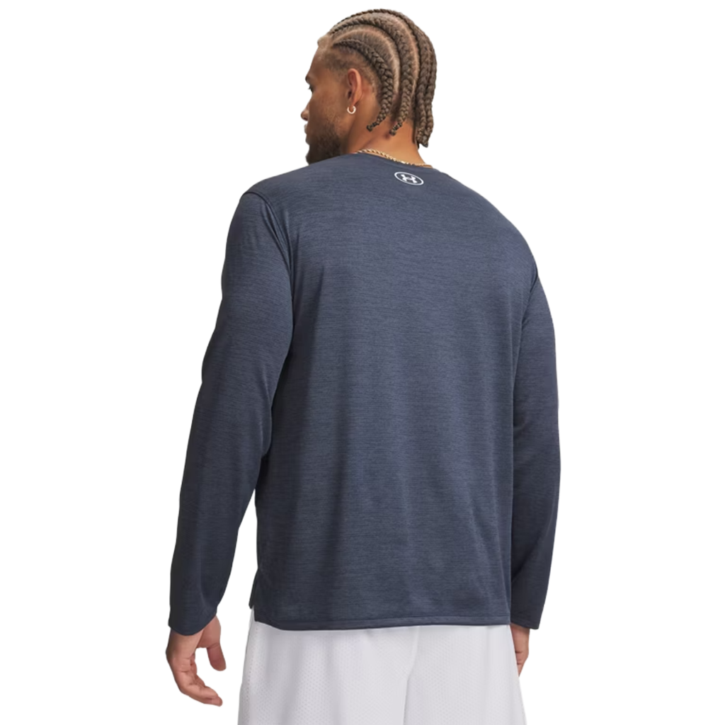 Under Armour Men's Midnight Navy/White Tech Vent Team Long Sleeve