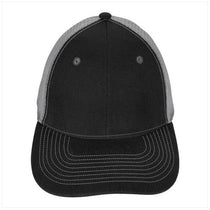 Koozie Black/Grey Mid-Profile Accent Mesh Snapback Cap