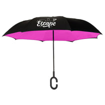 Shed Rain Black/Hot Pink UnbelievaBrella 48