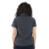 48-Hour Zusa Women's Black Heather Peachy Polo
