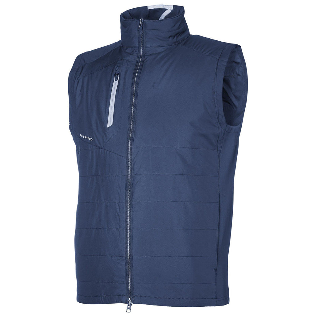 Zero Restriction Men's Navy Lightweight Hybrid Vest