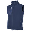 Zero Restriction Men's Navy Full-Zip Vest