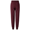 Jaanuu Women's Burgundy Silex Knit-Waist Scrub Joggers