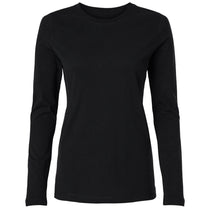 Jaanuu Women's Black RegenX Cotton Underscrub Long Sleeve T-Shirt