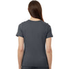 Jaanuu Women's Carbon Grey Cesi Ultrasoft Scrub V-Neck Top