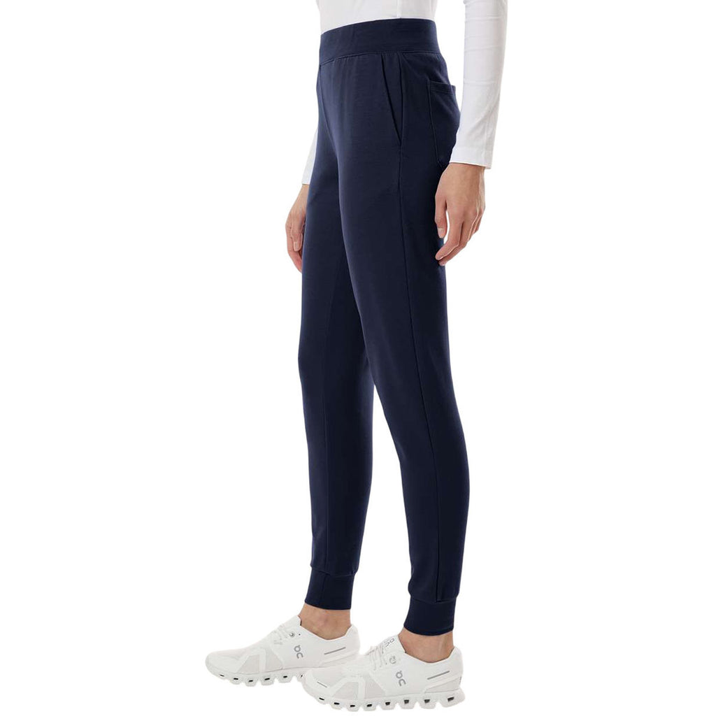 Jaanuu Women's Midnight Navy Rubi Ultrasoft Scrub Joggers