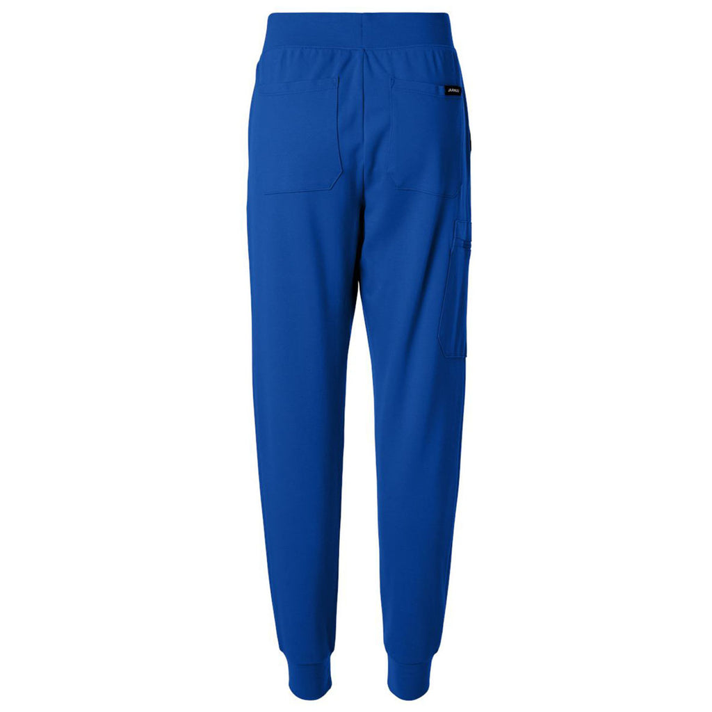 Jaanuu Women's Royal Blue Rubi Ultrasoft Scrub Joggers