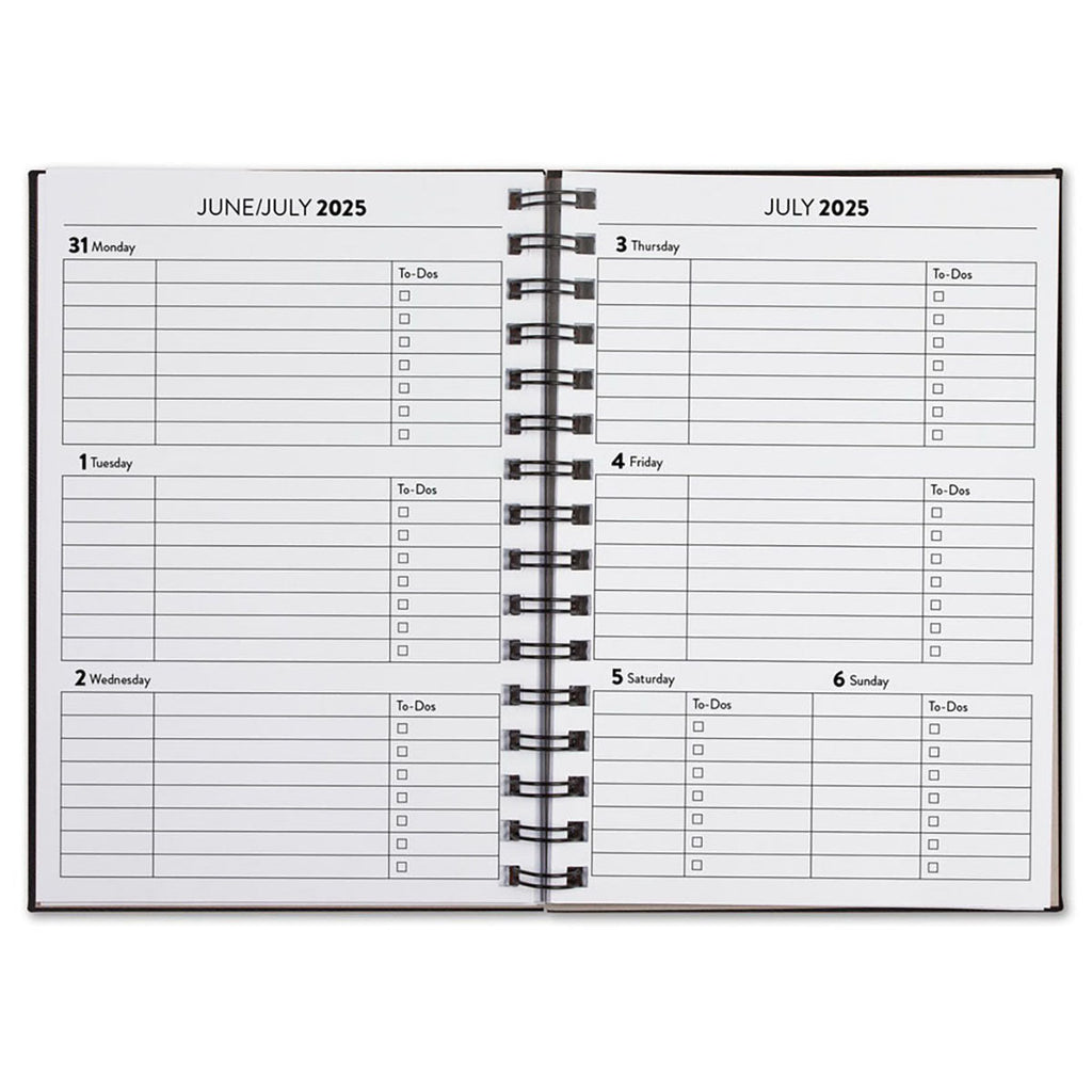 Castelli Walnut WireO Chia Medio White Academic Planner
