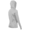 ANETIK Women's Alloy Heather Breeze Tech Hooded T-Shirt