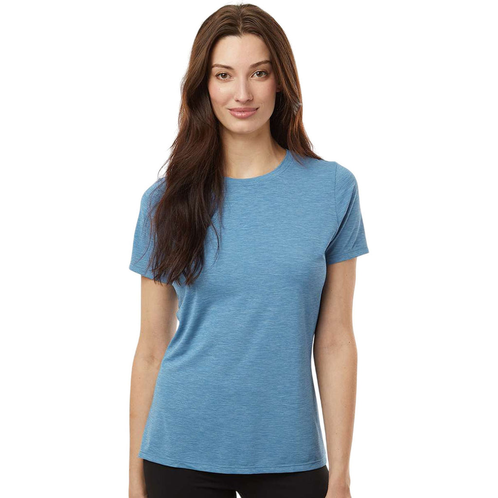 ANETIK Women's Bahama Heathered Breeze Tech T-Shirt