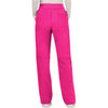 Cherokee Women's Electric Pink Workwear Revolution Mid Rise Pull-on Cargo Pant