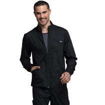 Cherokee Men's Black 5-Pocket Zip Front Jacket