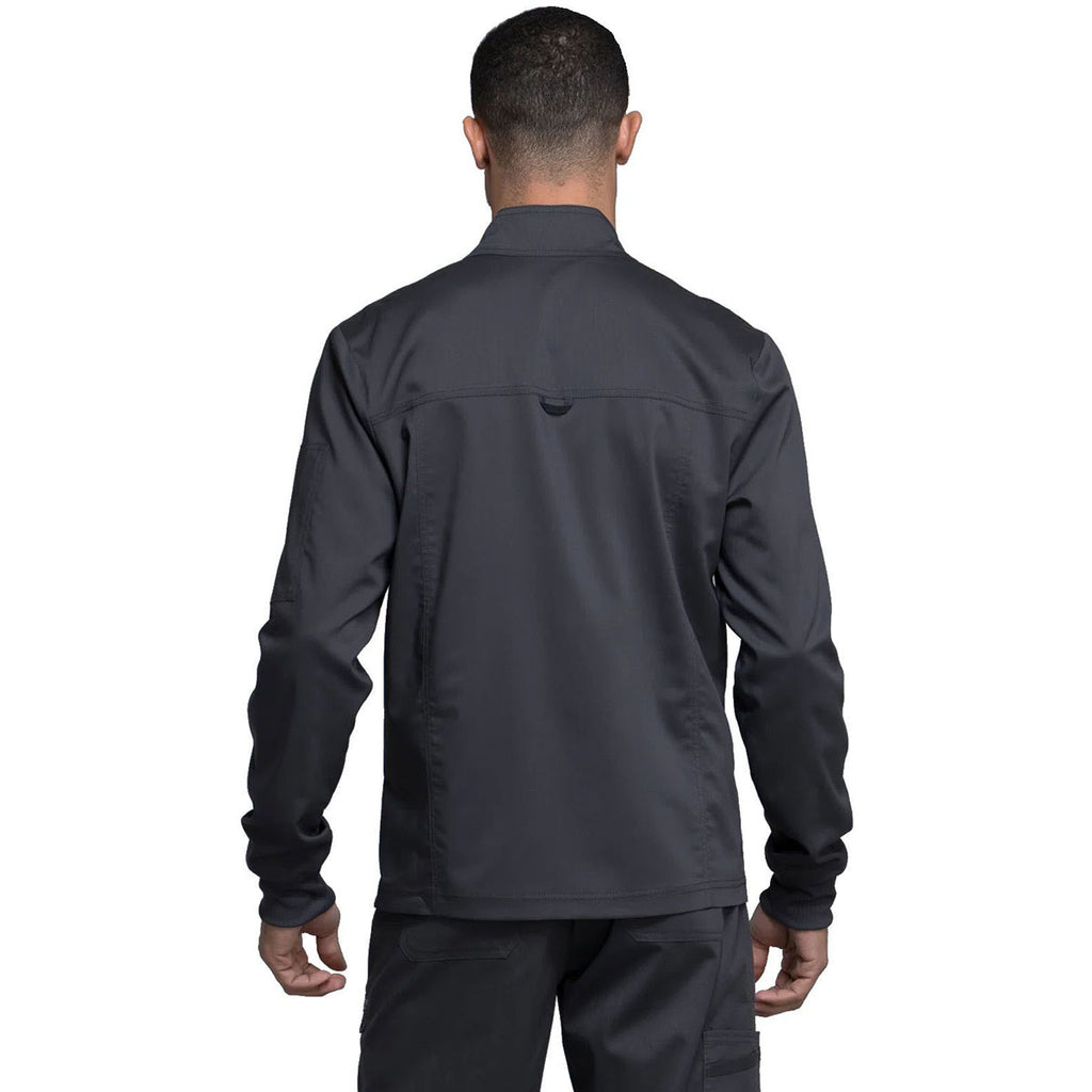 Cherokee Men's Pewter 5-Pocket Zip Front Jacket