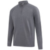 Levelwear Men's Heather Charcoal Calibre Recycled Quarter Zip