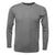 BAW Men's Heather Black Xtreme Tek Long Sleeve Shirt