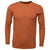 BAW Men's Texas Orange Xtreme Tek Long Sleeve Shirt