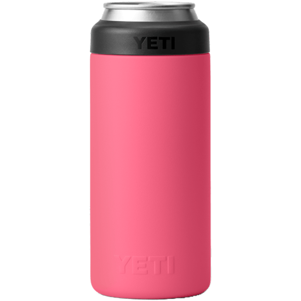 YETI Tropical Pink Rambler 12 oz Colster Slim Can Cooler