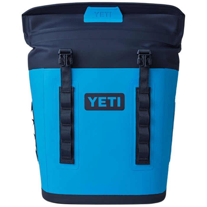 YETI Navy/Big Wave Blue Hopper M20 Soft Backpack Cooler (Seasonal Color)