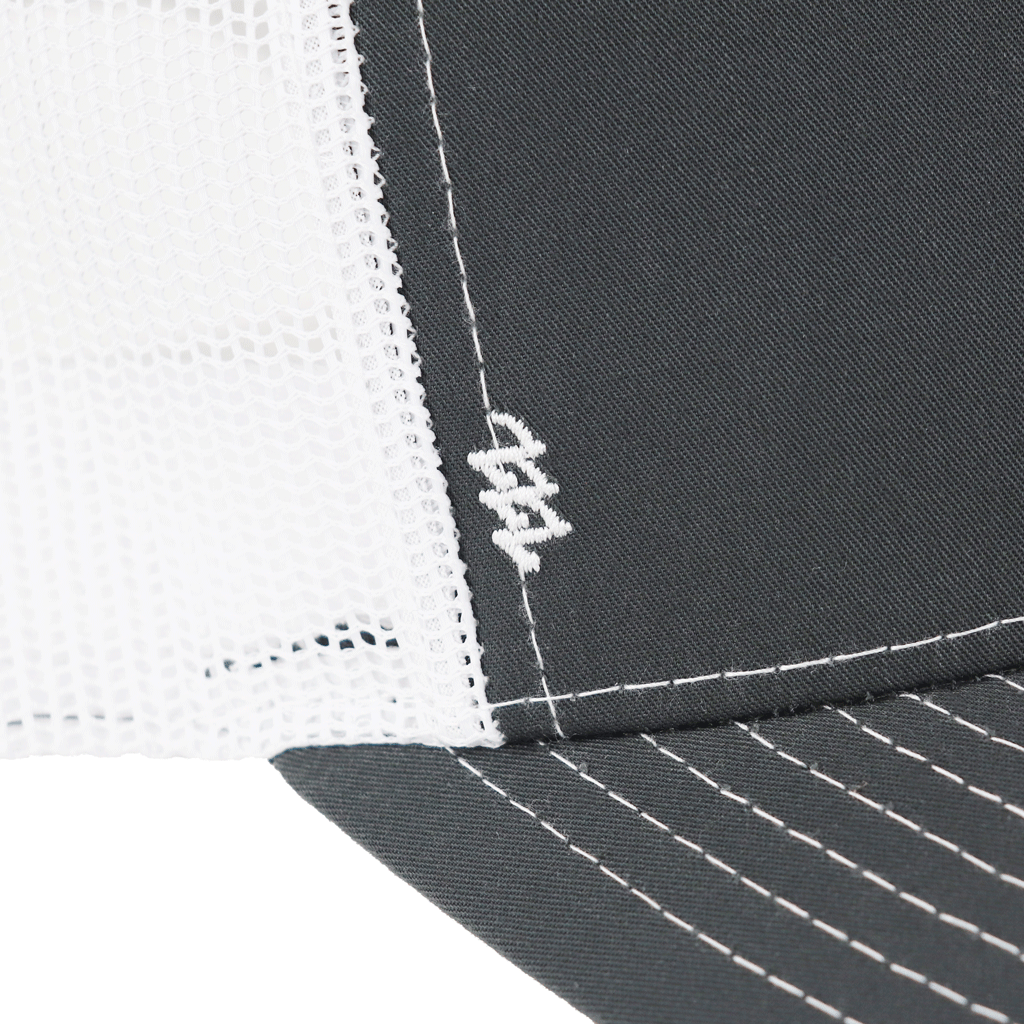 Zusa Charcoal/White Open Road Trucker Cap