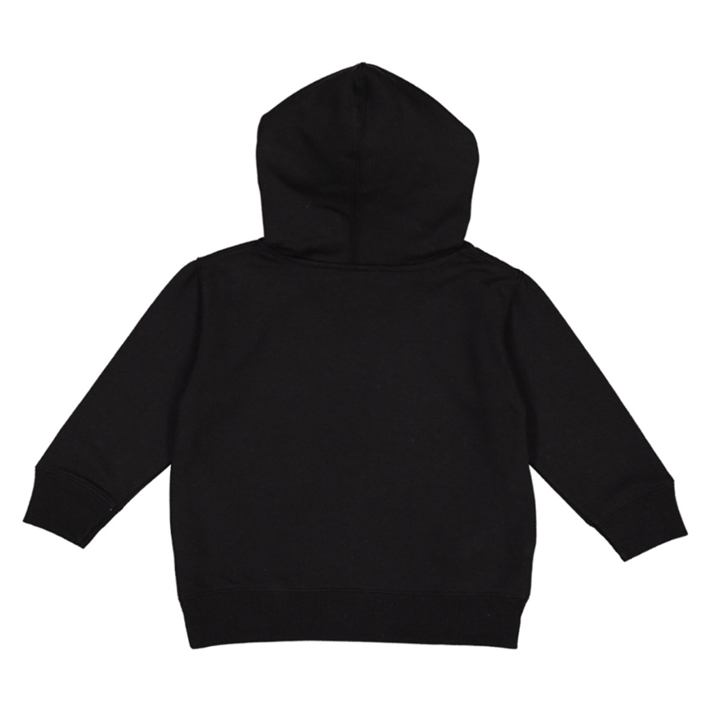 Rabbit Skins Unisex Black Toddler Pullover Fleece Hoodie