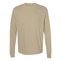 Comfort Colors Men's Khaki 6.1 Oz. Long-Sleeve T-Shirt